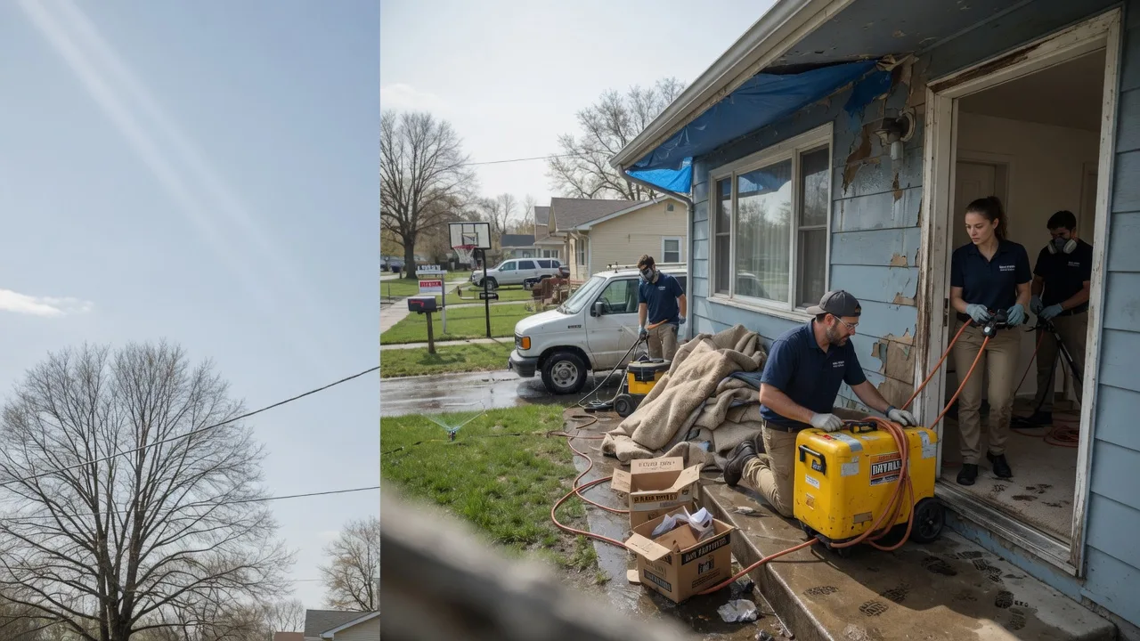 Basement Flood Cleanup in Columbus, NJ near me